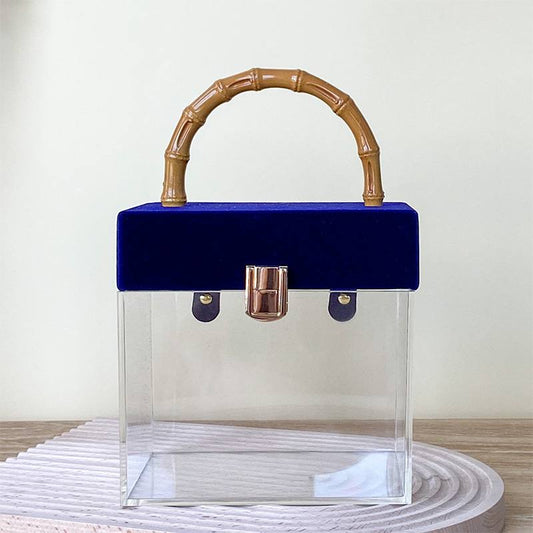 GIFT BOX- Velvet & Wooden Handle Acrylic