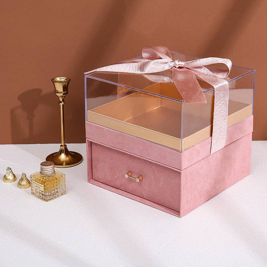 GIFT BOX - Two Layers with Drawer