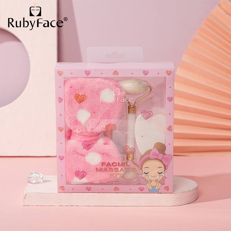 Rubyface Facial Roller + Silicon Brush + Headband