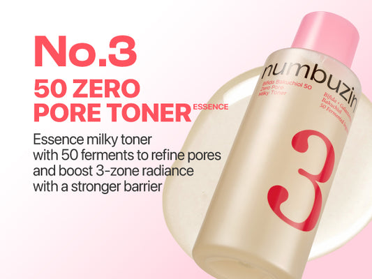 NUMBUZIN N0.3 Bifida Bakuchiol 50 Zero Pore Milky Toner 200ml