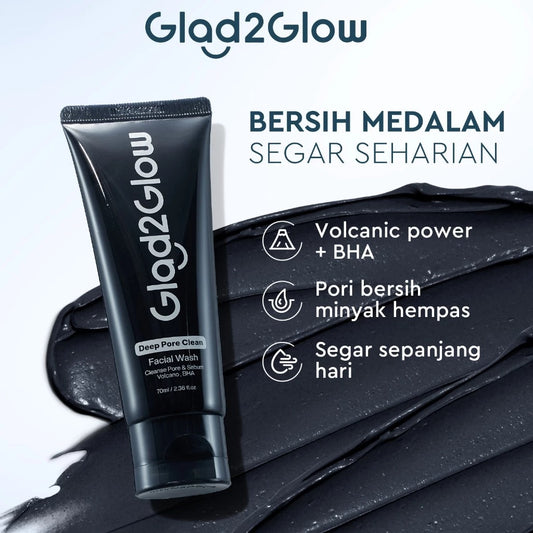 GLAD2GLOW Deep Pore Clean Facial Wash
