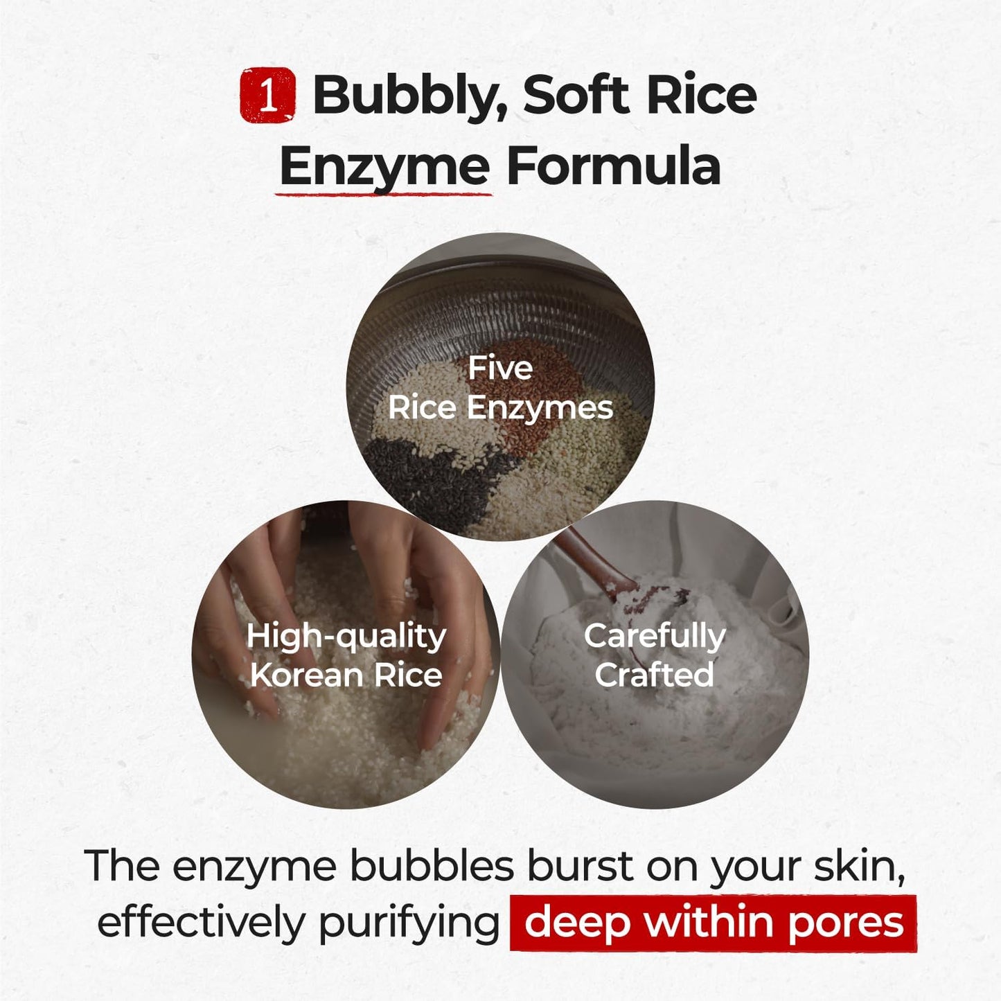 NUMBUZIN No.3 Rice Enzyme Skin Softening Cleansing Foam 170ml