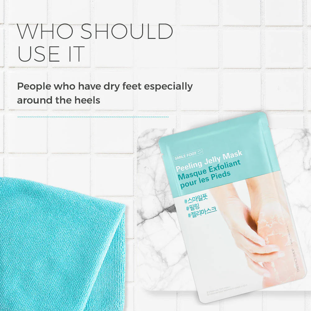 THEFACESHOP Smile Foot Peeling Jelly Mask