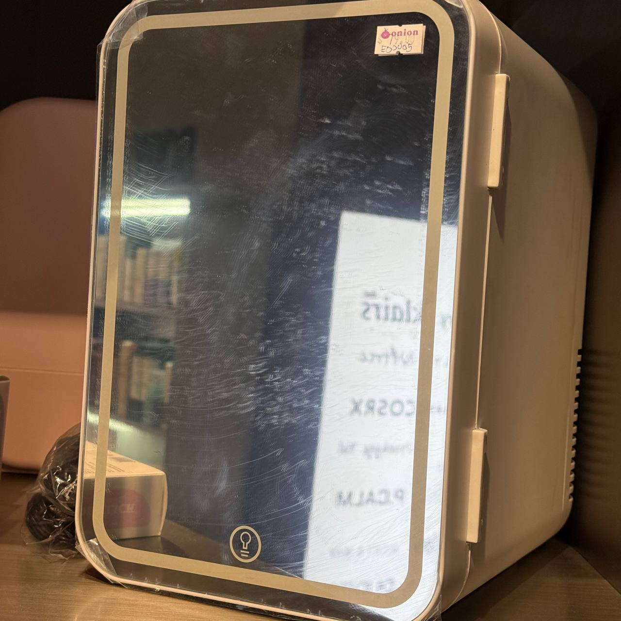 Mini LED Mirror White Refrigerator (2 Sizes)