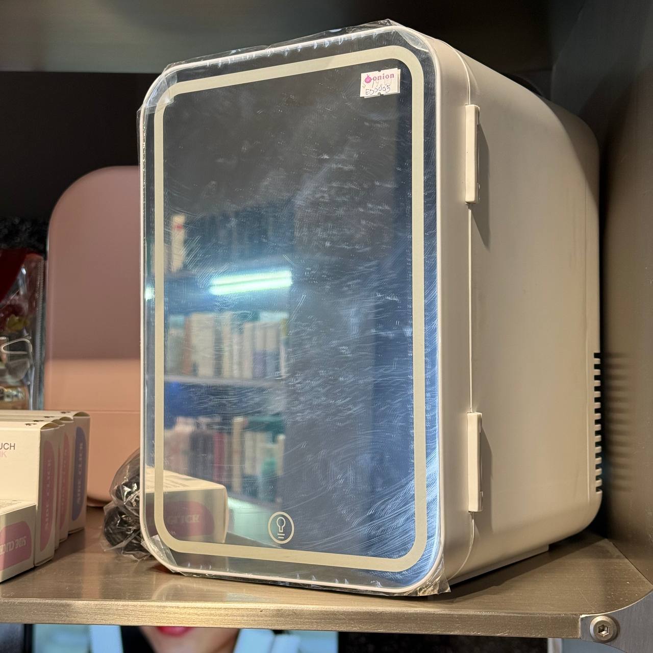Mini LED Mirror White Refrigerator (2 Sizes)