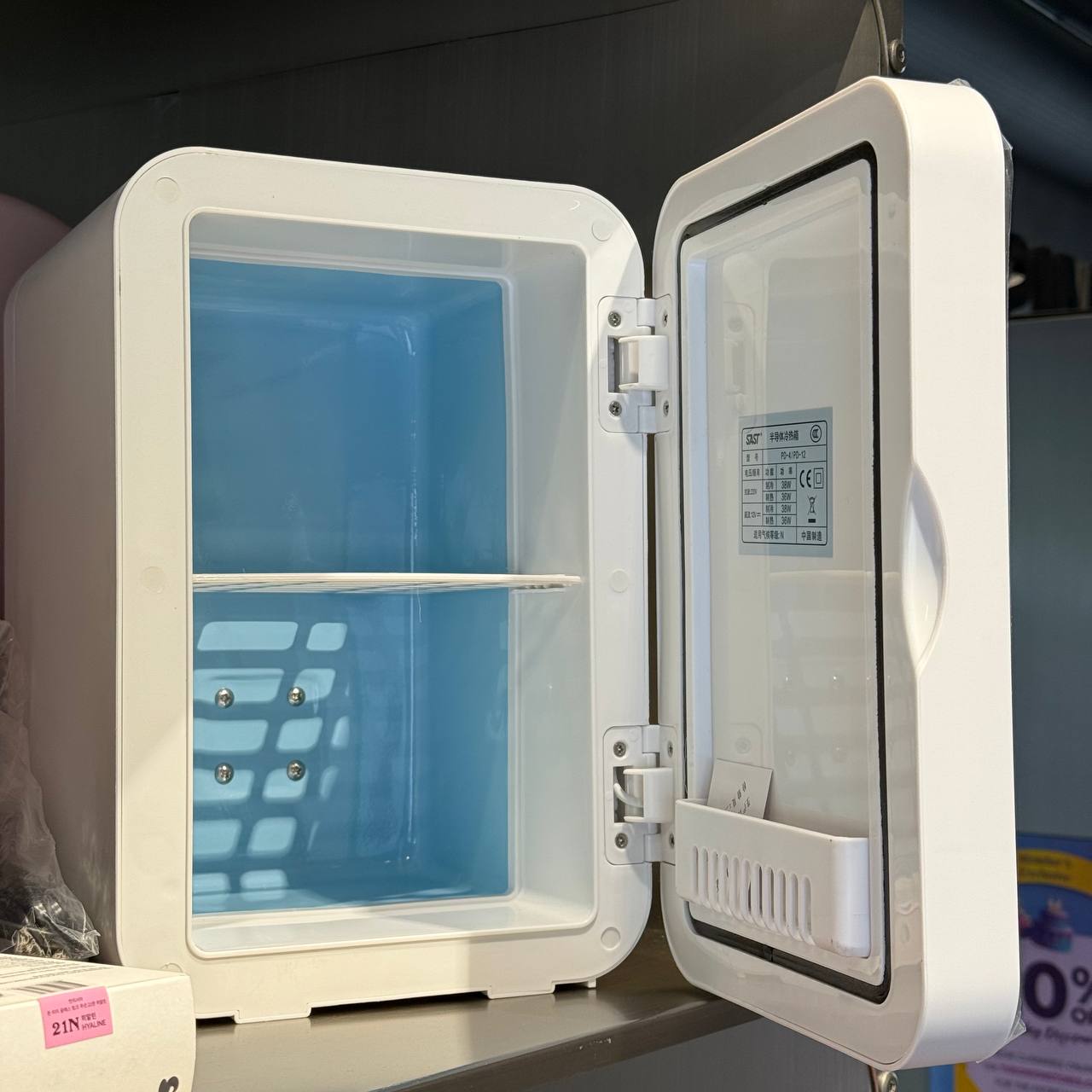 Mini LED Mirror White Refrigerator (2 Sizes)