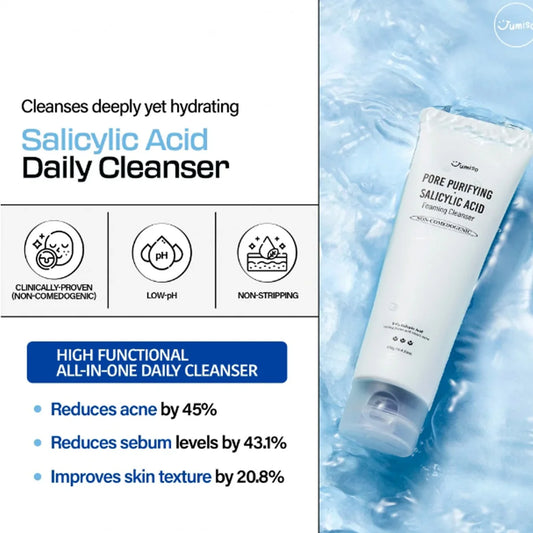 JUMISO Pore-Purifying Salicylic Acid Foaming Cleanser 120g