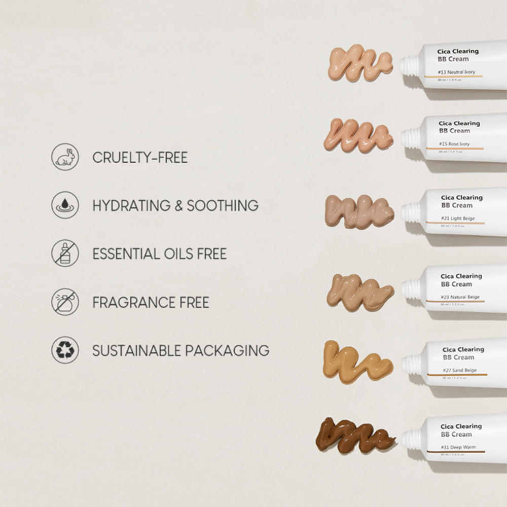PURITO Cica Clearing BB Cream (2 Shades)