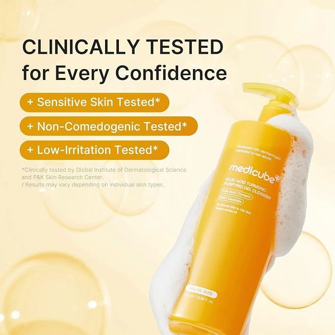 MEDICUBE Kojic Acid Turmeric Purifying Cleanser 500ml