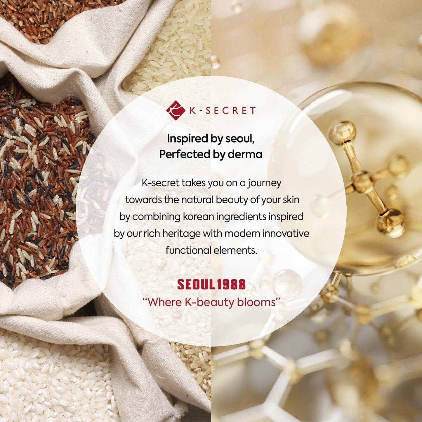 KSECRET Essence : Snail Mucin 97% + Rice 100ml