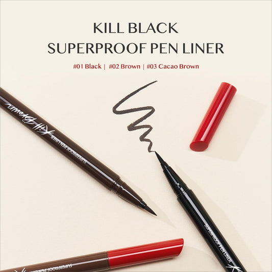 CLIO Superproof Pen Liner Kill (3 Shades)