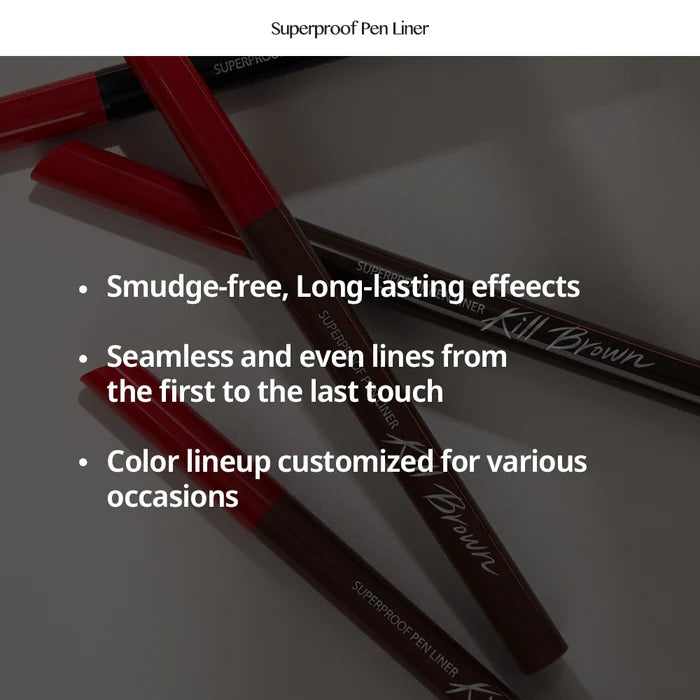 CLIO Superproof Pen Liner Kill (3 Shades)