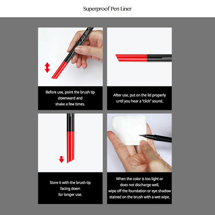 CLIO Superproof Pen Liner Kill (3 Shades)