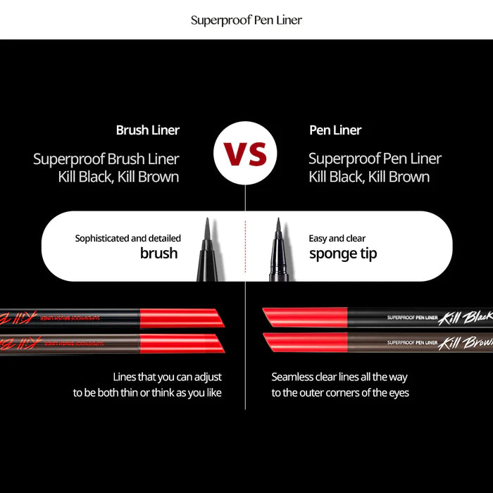 CLIO Superproof Pen Liner Kill (3 Shades)