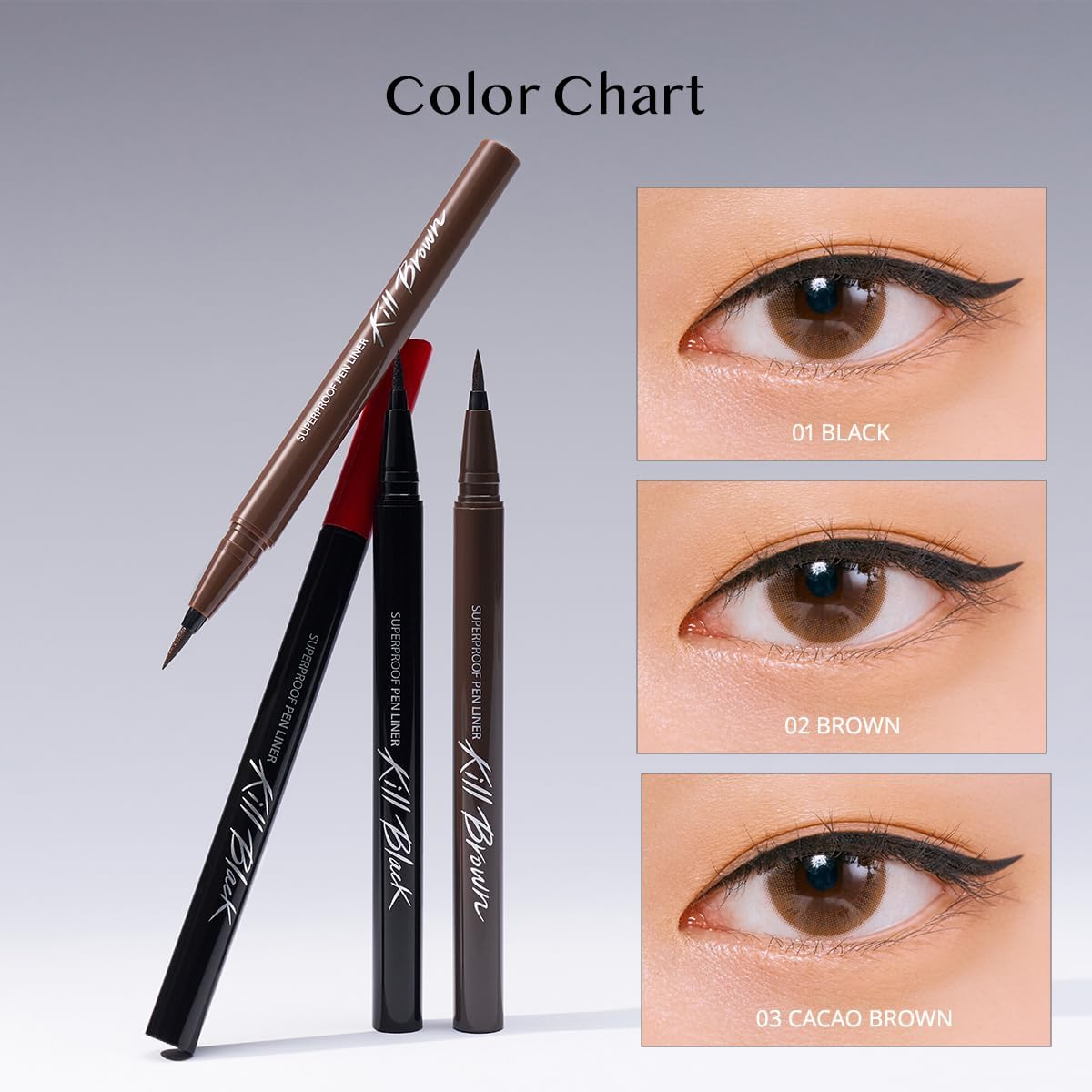CLIO Superproof Pen Liner Kill (3 Shades)
