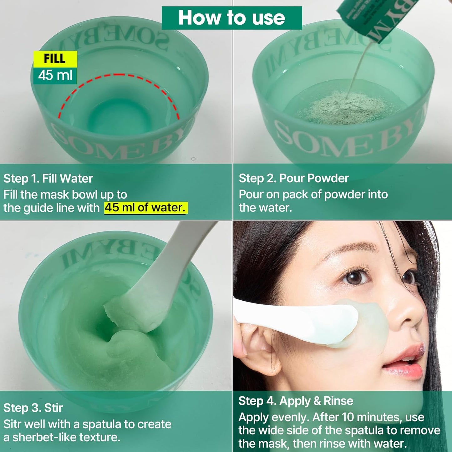SOMEBYMI PDRN Spirulina Soothing Sherbet Mask