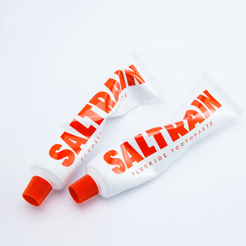 SALTRAIN Fluoride Toothpaste | Red Clean Breath (2 Sizes)
