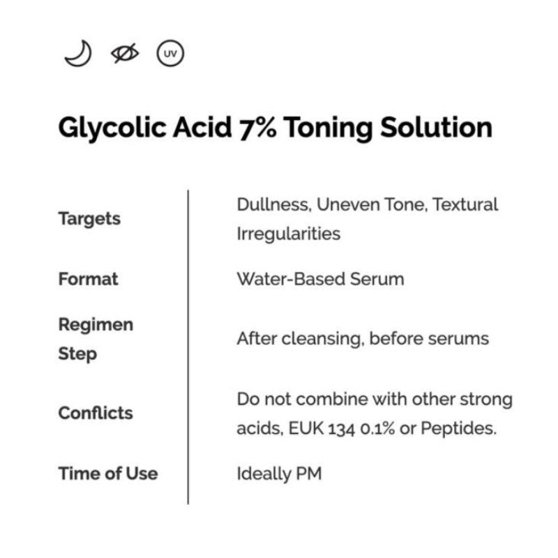 THE ORDINARY Glycolic Acid 7% Toning Solution (240ml)