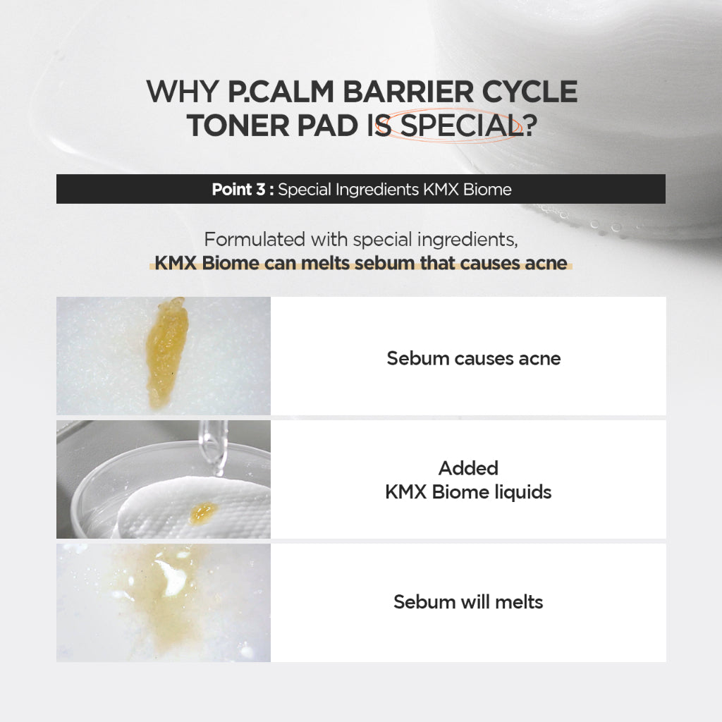 P.CALM Barrier Cycle Toner Pad 60pads