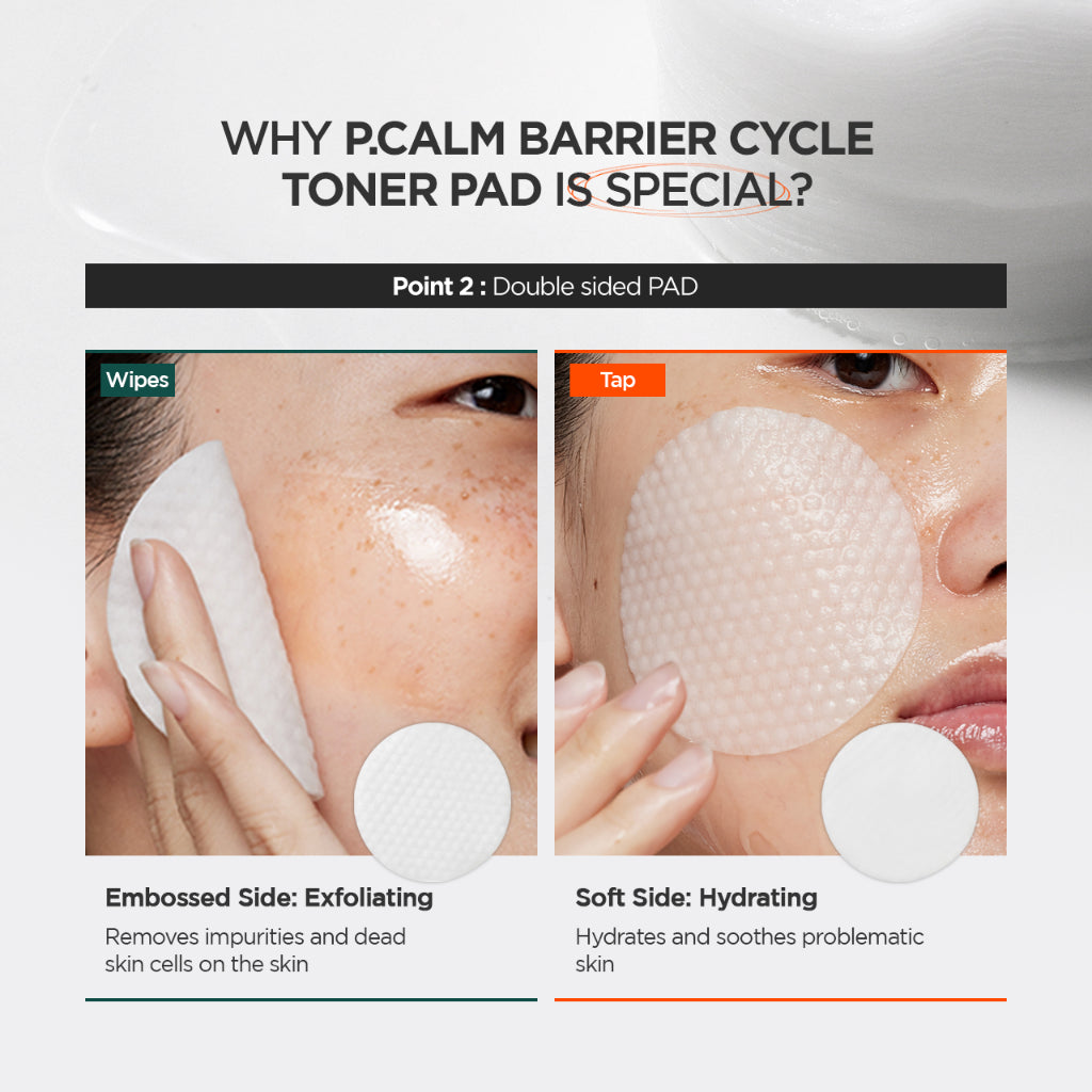 P.CALM Barrier Cycle Toner Pad 60pads