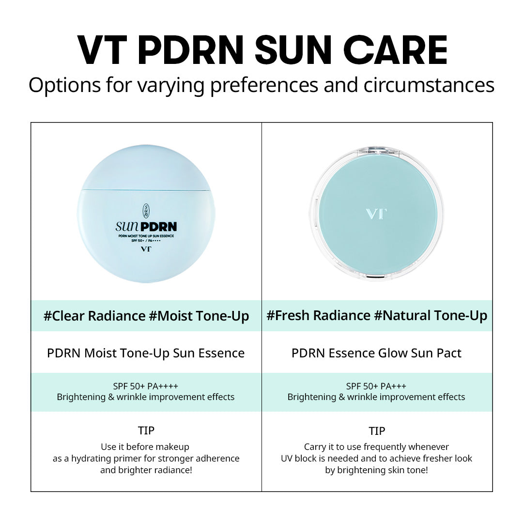 VT COSMETICS PDRN Moist Tone Up Sun Essence 50ml