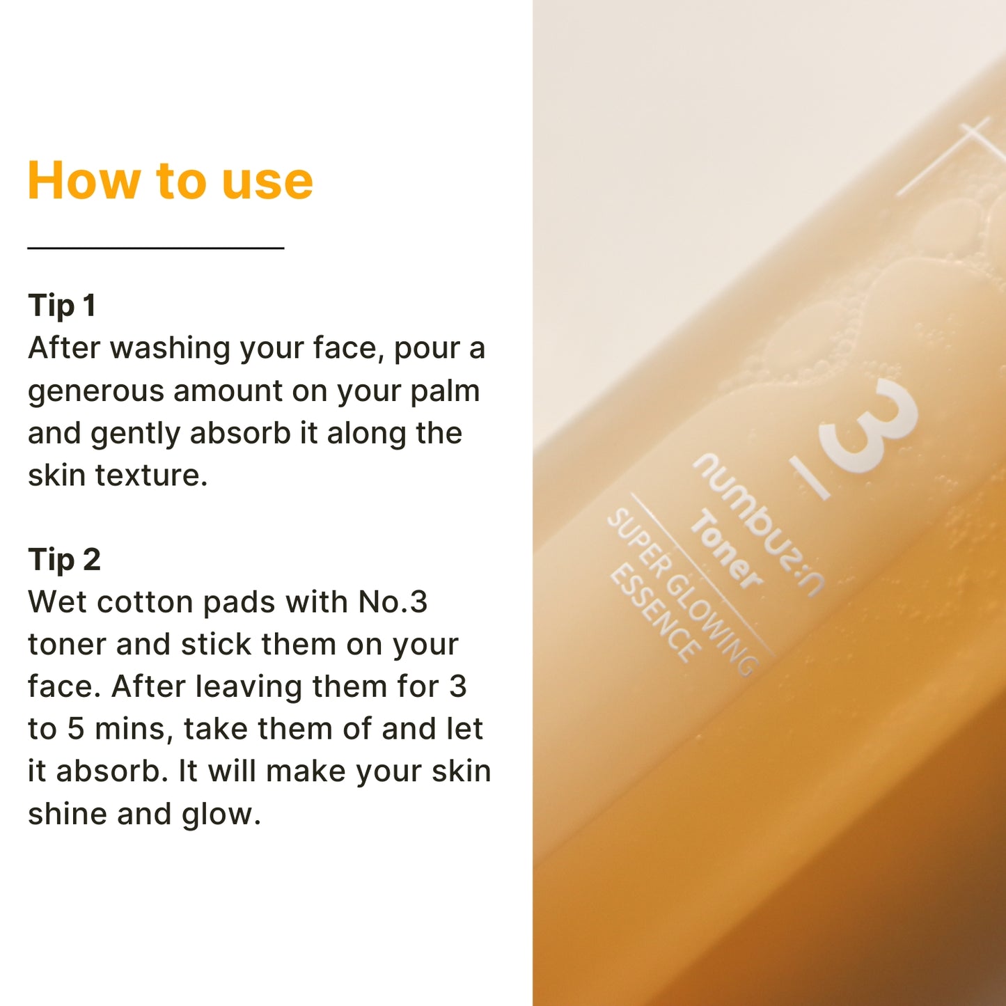 NUMBUZIN No.3 Super Glowing Essence Toner 200ml