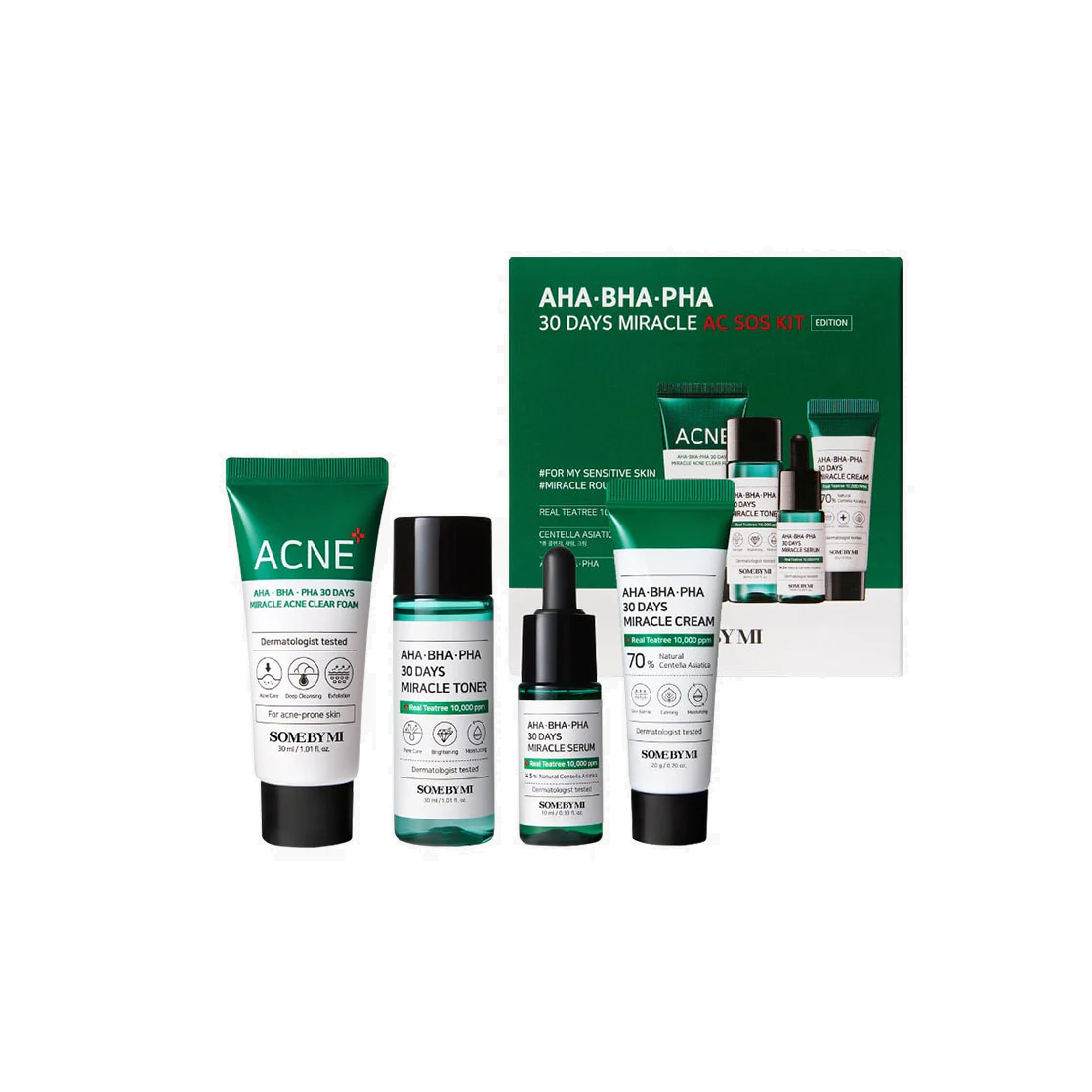SOMEBYMI AHA BHA PHA 30 Days Miracle AC SOS Kit