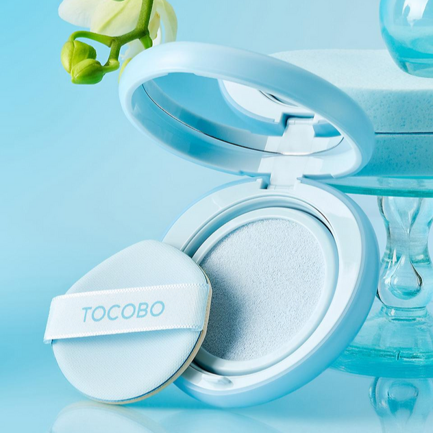 TOCOBO Blur Finish Sun Cushion (01 Cotton Blue)