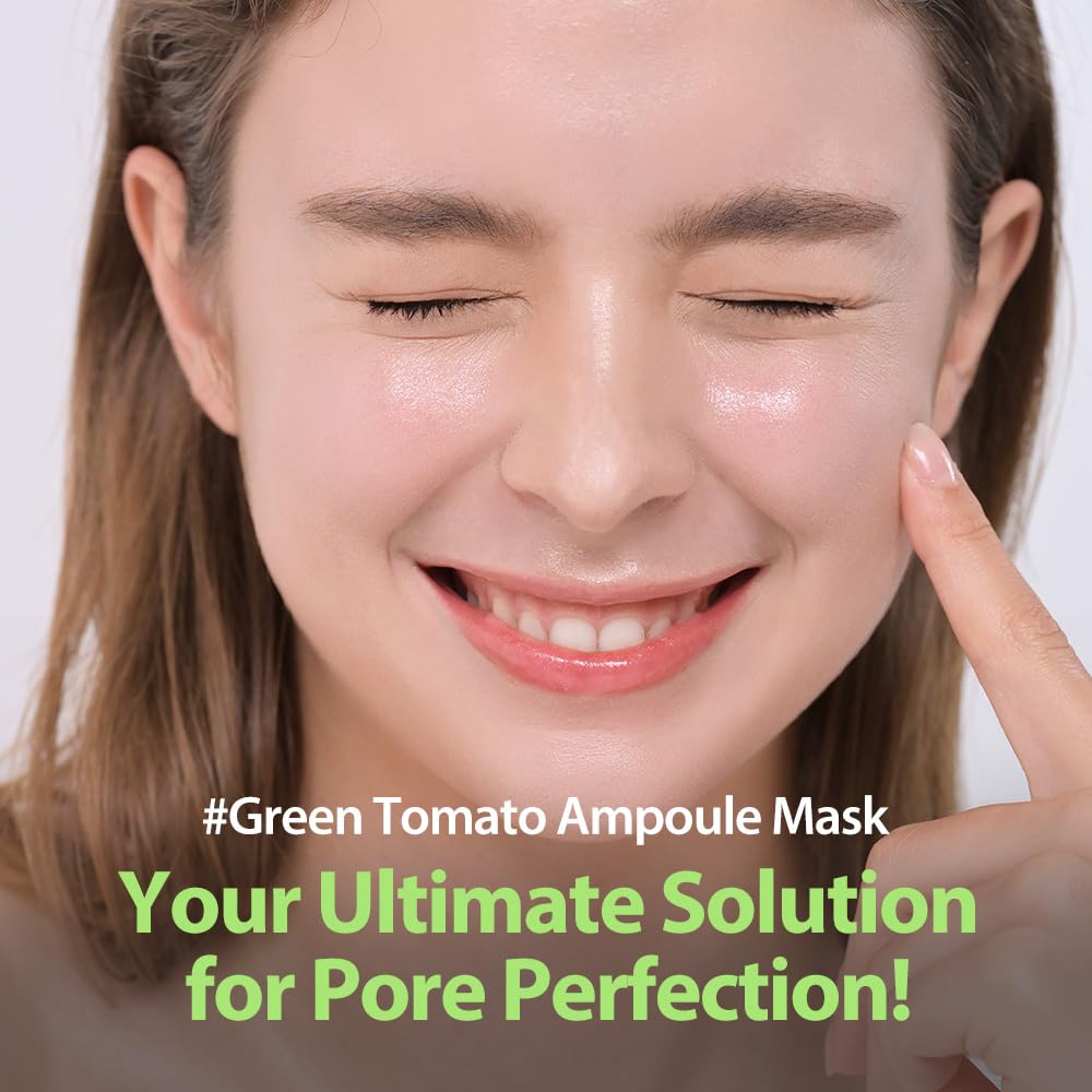 SUNGBOON EDITOR Green Tomato Pore Lifting Ampoule Mask