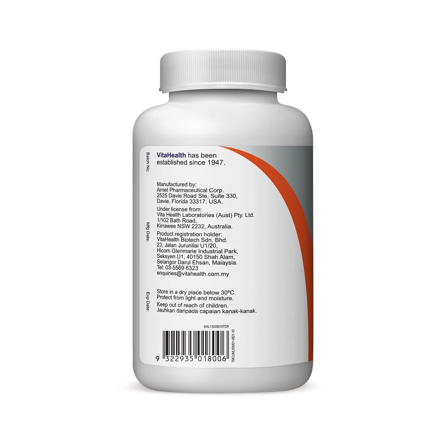 VITAHEALTH Turmercare 50's