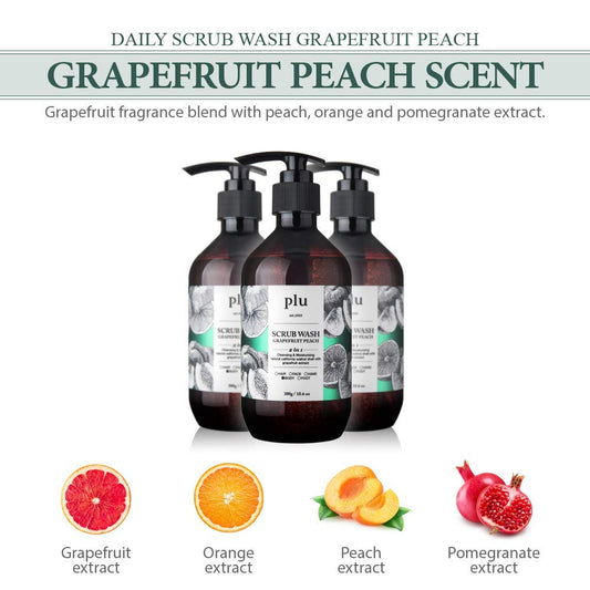 PLU Scrub Wash 500g (2 Scents)
