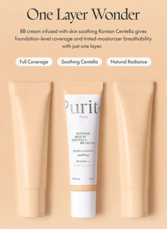PURITO Wonder Releaf Centella BB Cream (2 Shades)