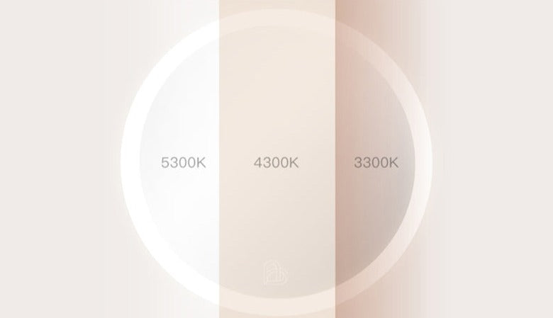 BLJ Milk Tea Beauty LED Mirror