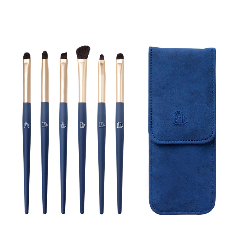 BLJ Classic Blue Makeup Brush Set