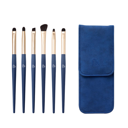BLJ Classic Blue Makeup Brush Set