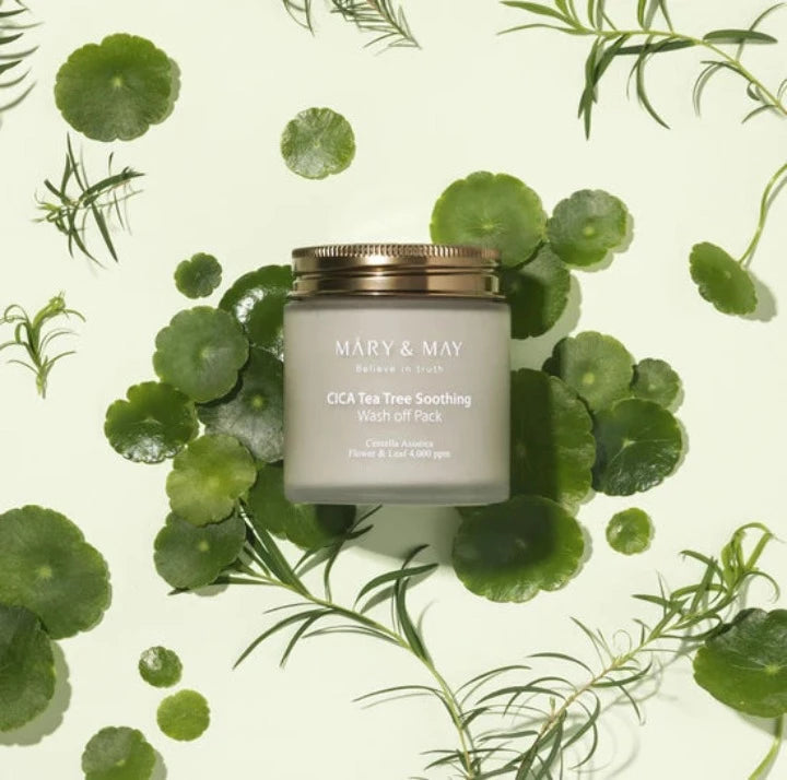 MARY & MAY Cica Tea Tree Soothing Wash Off Pack