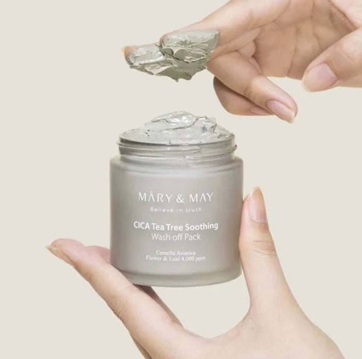 MARY & MAY Cica Tea Tree Soothing Wash Off Pack