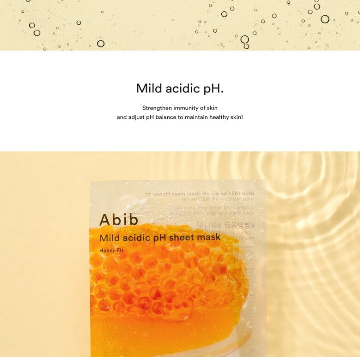 ABIB Mild Acidic PH Sheet Mask - Honey Fit