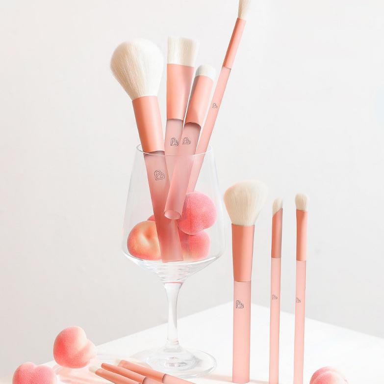 BLJ Brush Set With Cylinder Pouch (Pink)