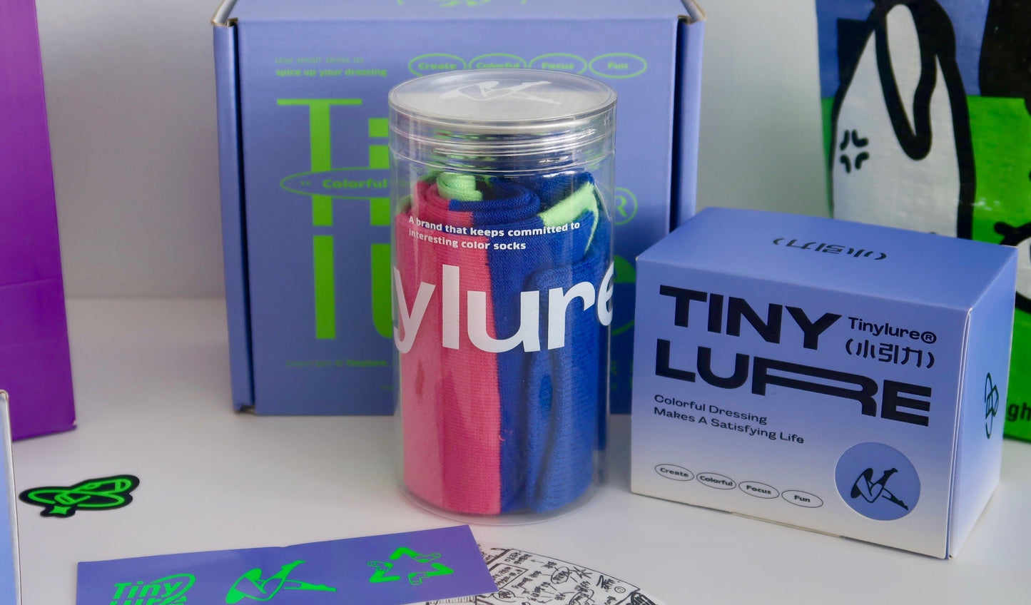 Tiny Lure In A Tin Socks- Triple Color