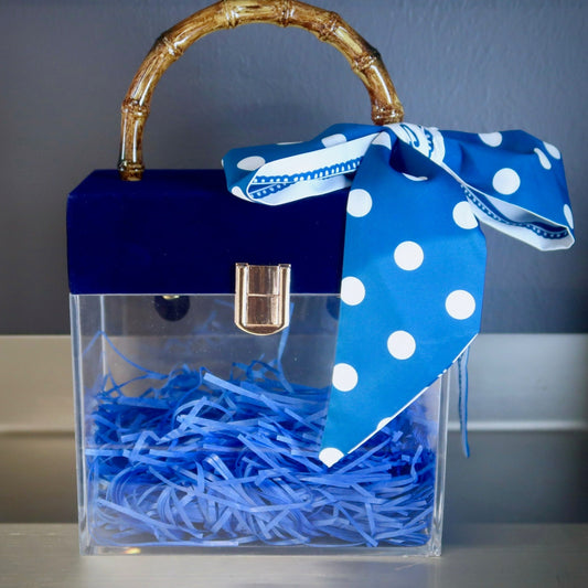 GIFT BOX- Velvet & Wooden Handle Acrylic