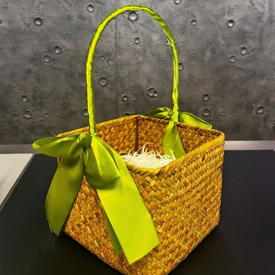 GIFT BOX - Square Woven Rattan