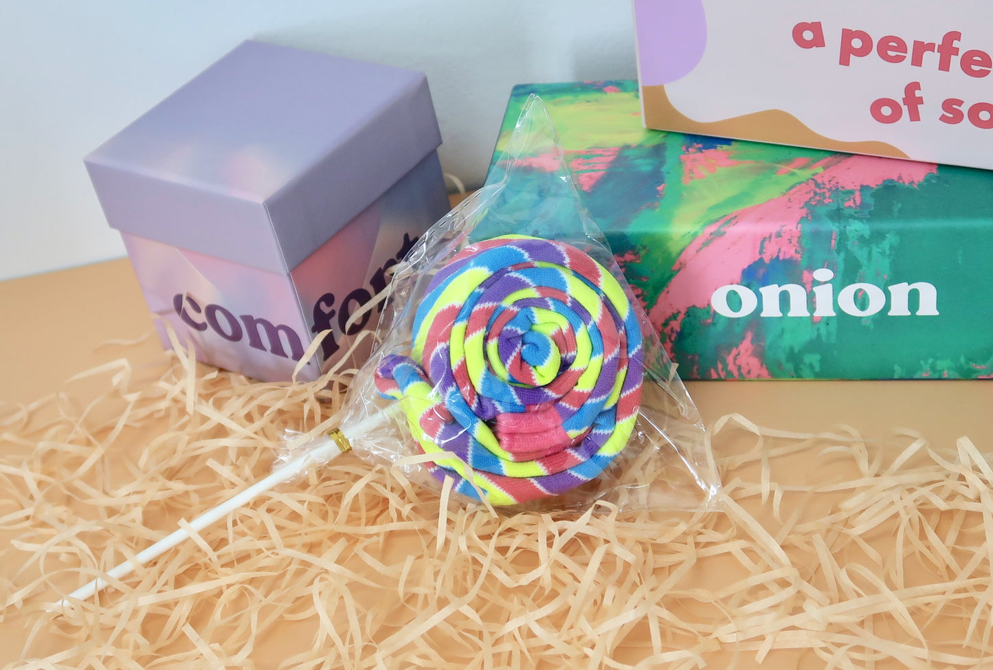 Rainbow Lollipop Socks
