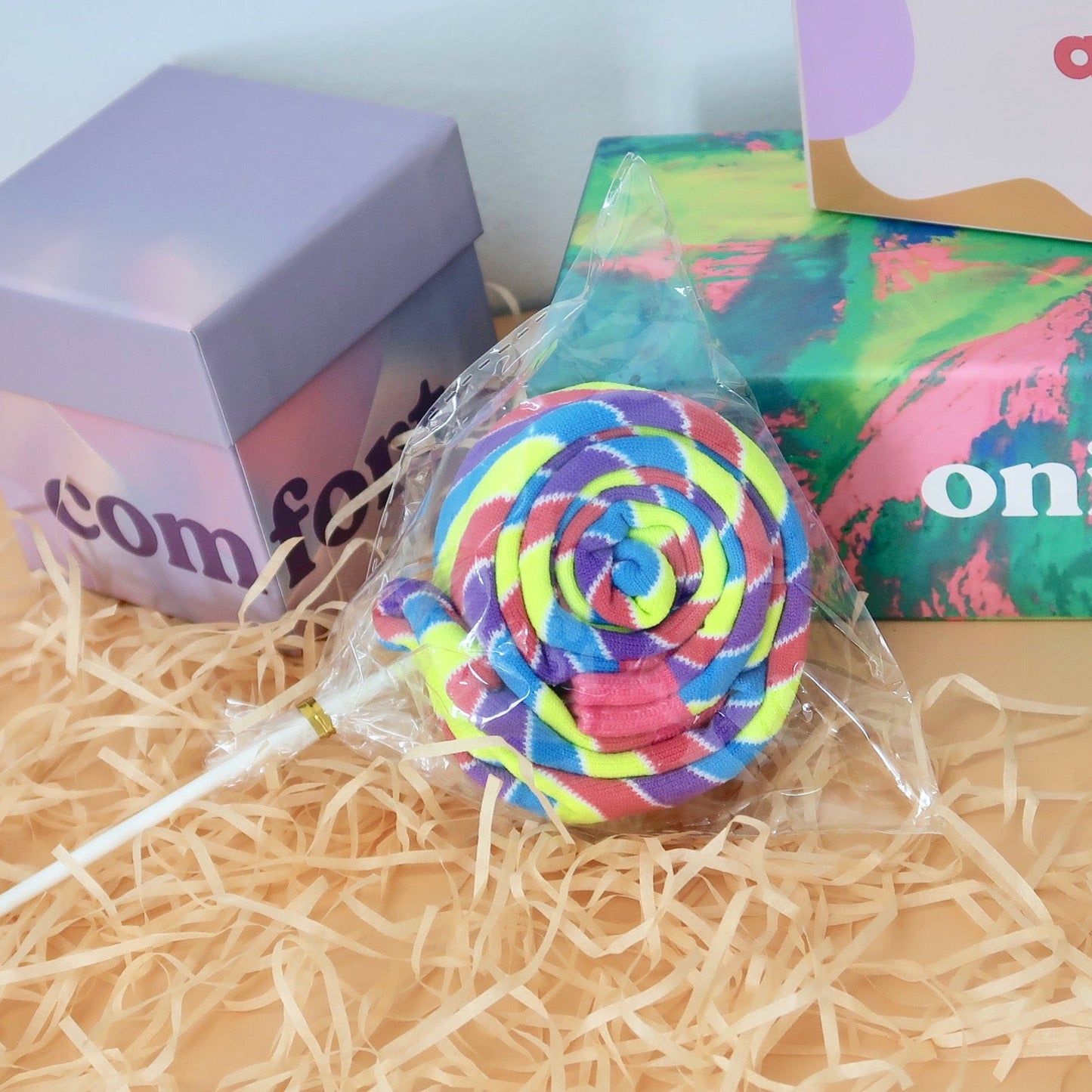 Rainbow Lollipop Socks