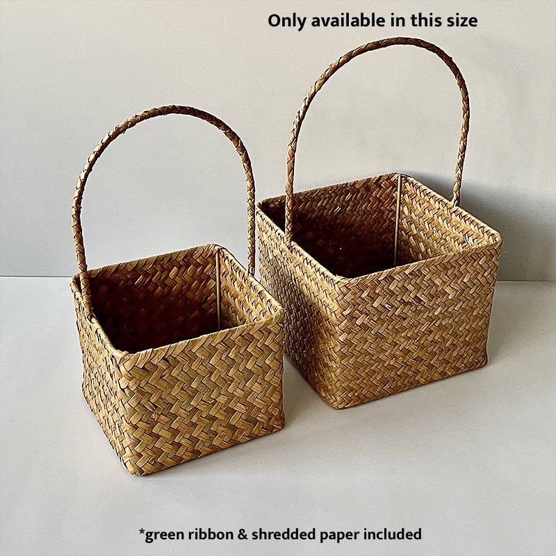 GIFT BOX - Square Woven Rattan