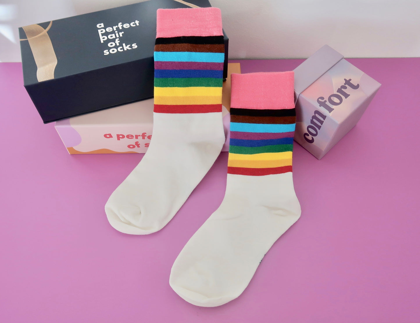 Rainbow Adult Socks
