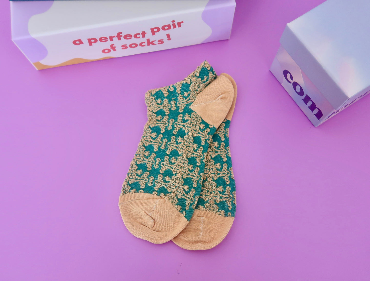 Vintage Green Adult Socks