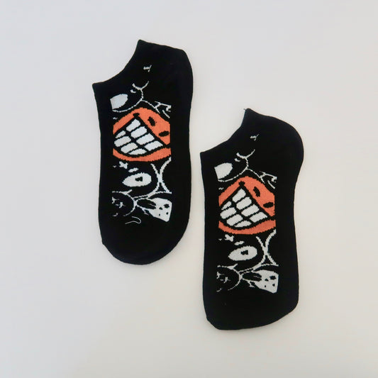 Big Smile Black Adult Socks