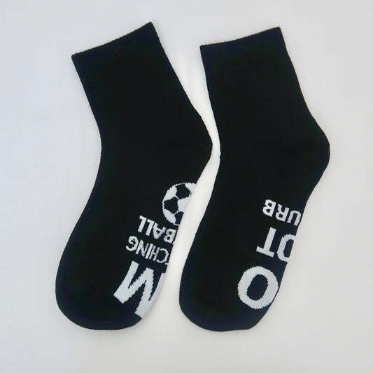 Black and White Adult Socks