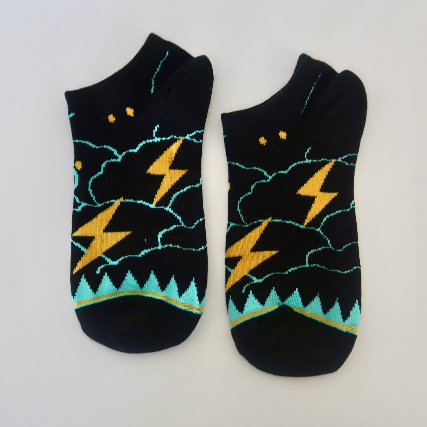 Black Thunder Adult Socks